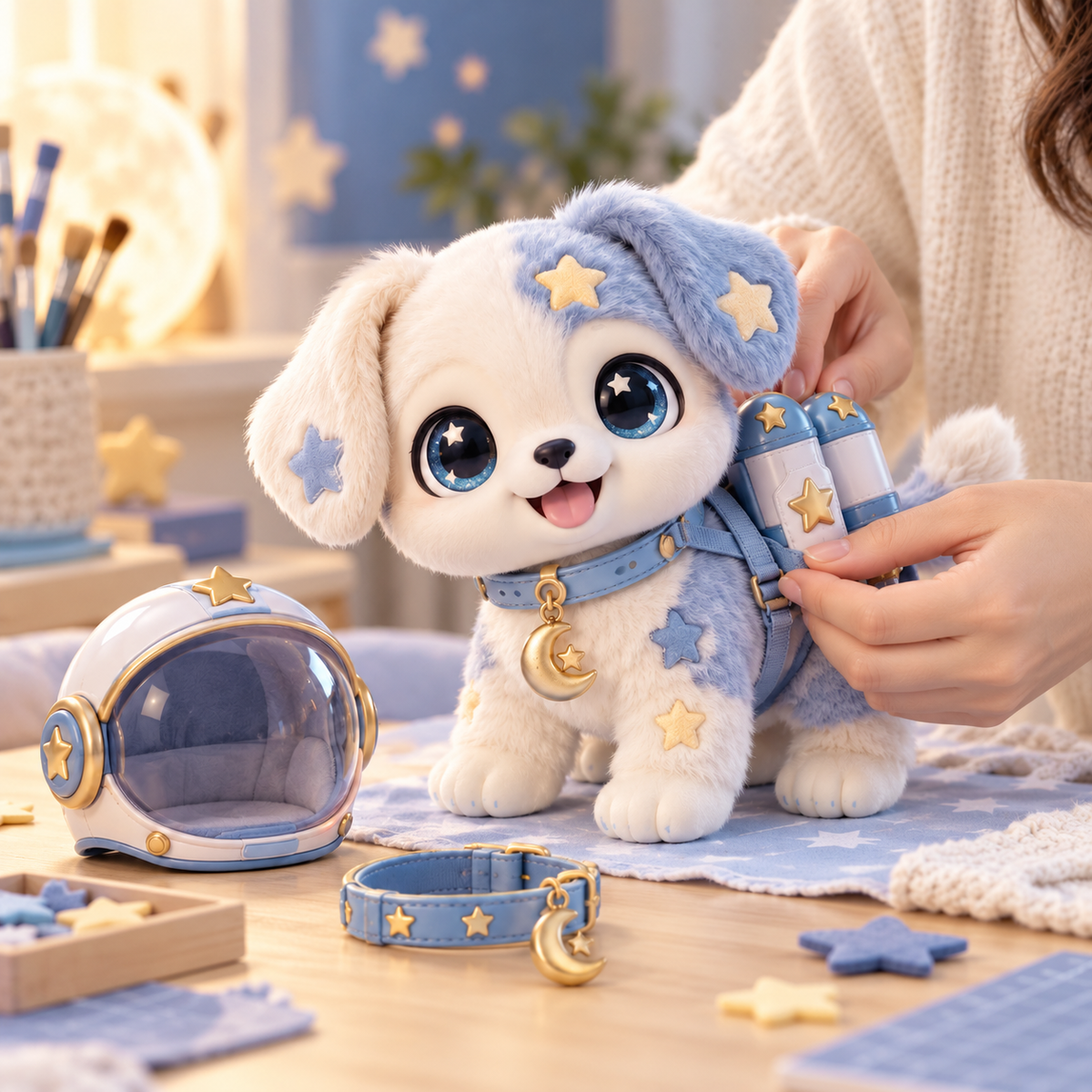 Starlight Puppy Space-Themed Doll with Astronaut Accessories