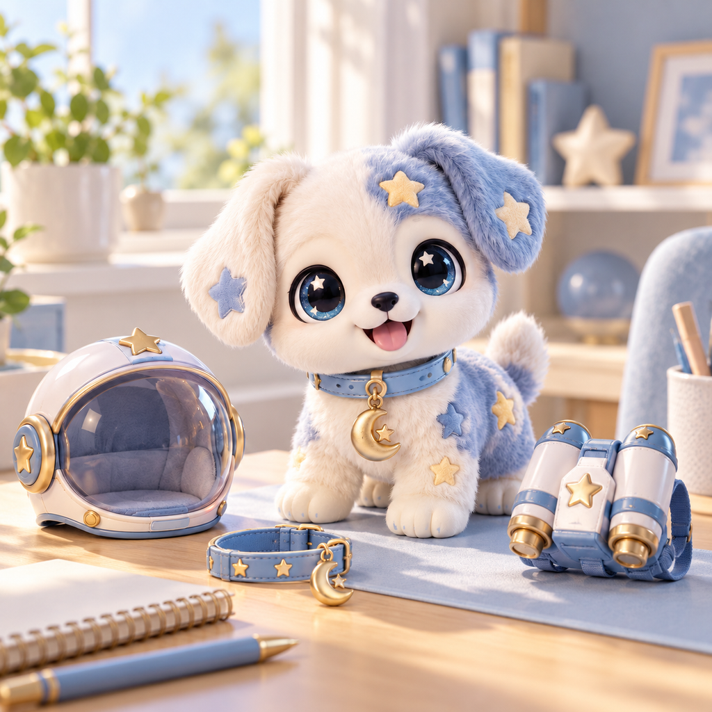 Starlight Puppy Space-Themed Doll with Astronaut Accessories