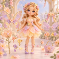 Petal Fairy Fashion Doll with Butterfly Wings & Floral Accessories